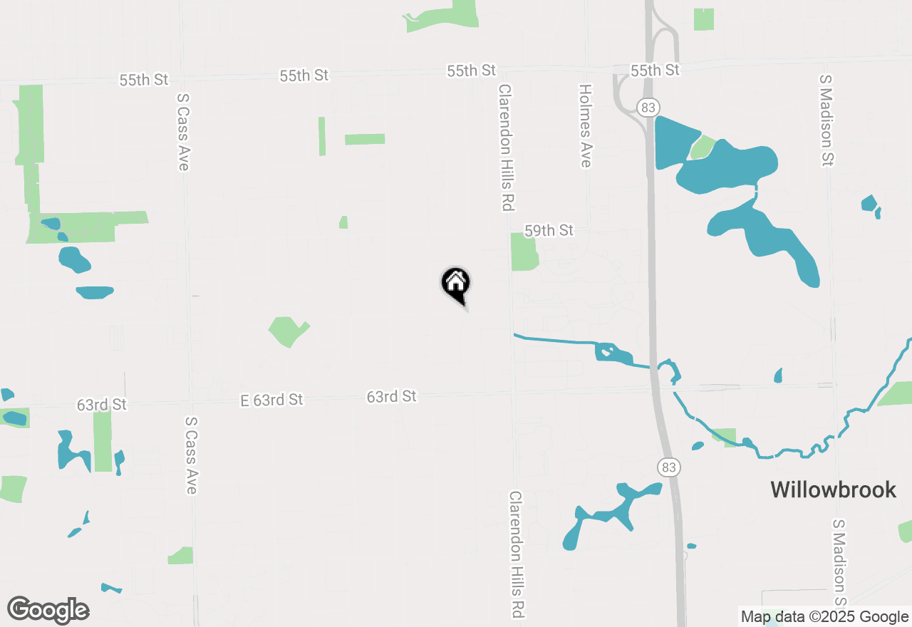 Map of (Address confidential), Willowbrook, Illinois 60527