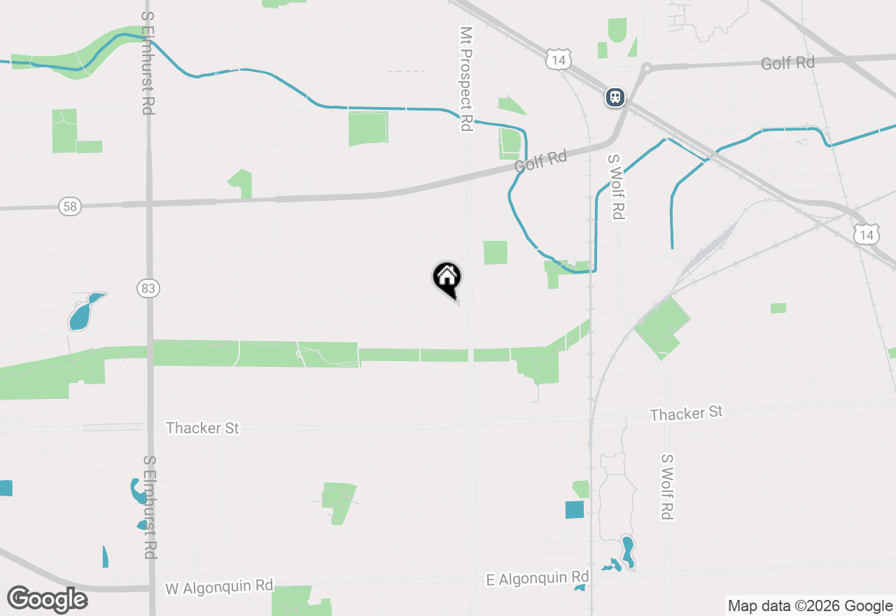 Map of 110 Westmere Road, Des Plaines, IL 60016