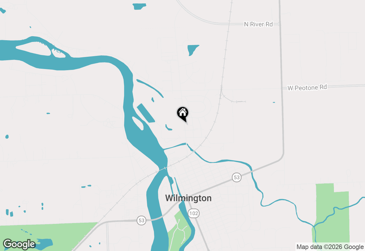 Map of 918 N Kankakee Street, Wilmington, IL 60481