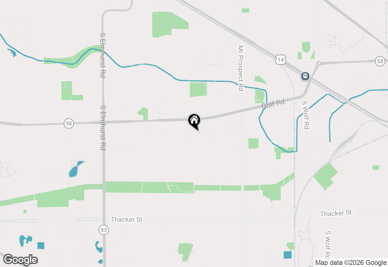 Map of 260 Brentwood Drive, Des Plaines, IL 60016