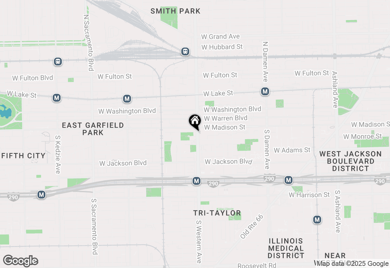 Map of 22 S Western Avenue #303, Chicago, IL 60612