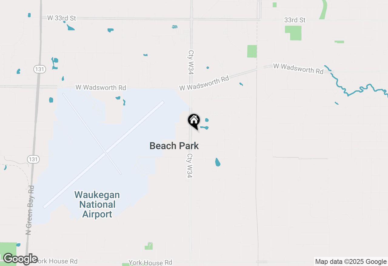 Map of 38683 N Lewis Avenue, Beach Park, IL 60099