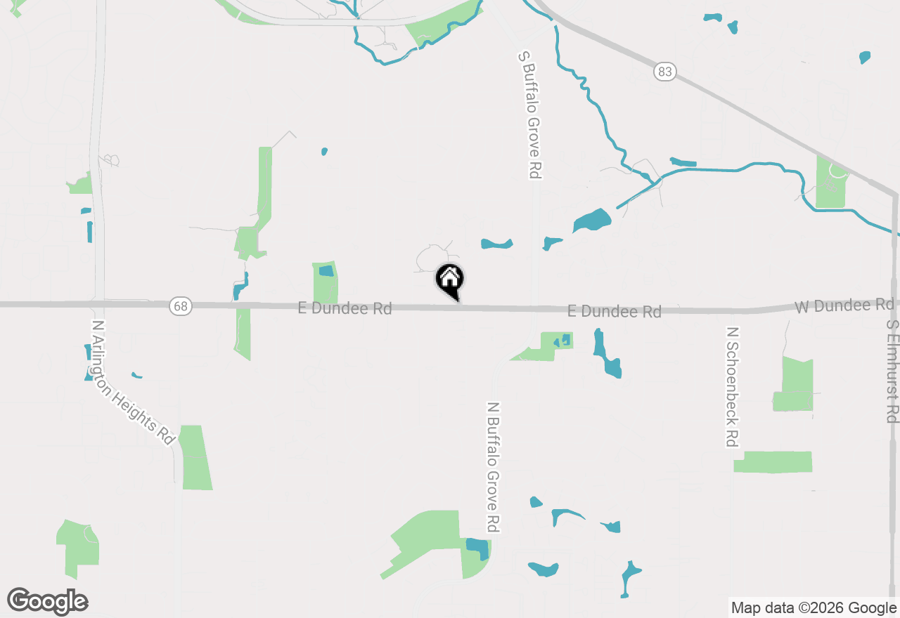 Map of 257 W Dundee Road, Buffalo Grove, IL 60089