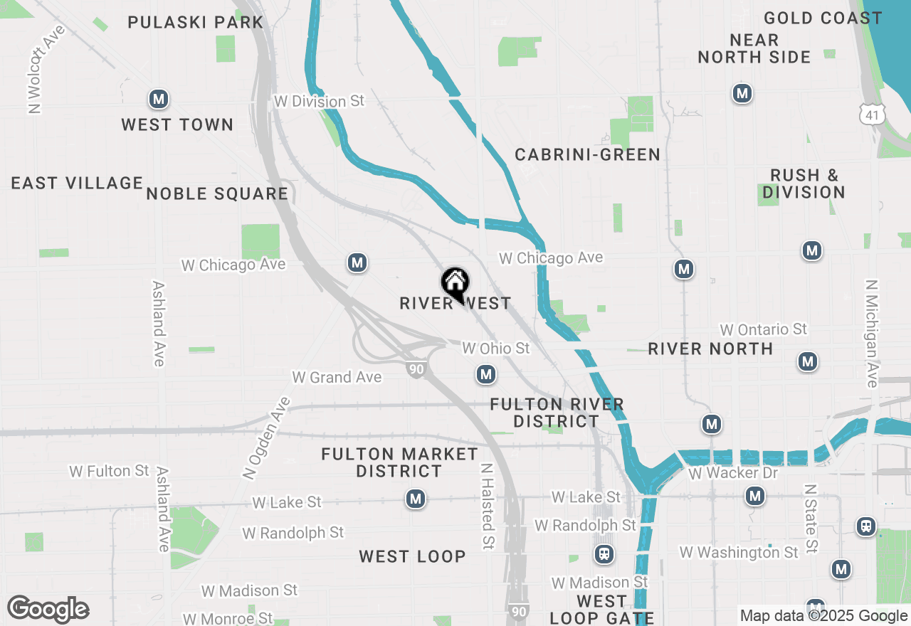 Map of 838 W Ancona Street, Chicago, IL 60642