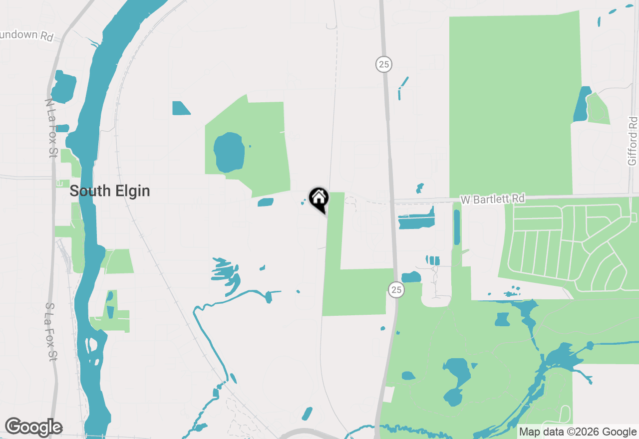 Map of 265 South Pointe Avenue, South Elgin, IL 60177