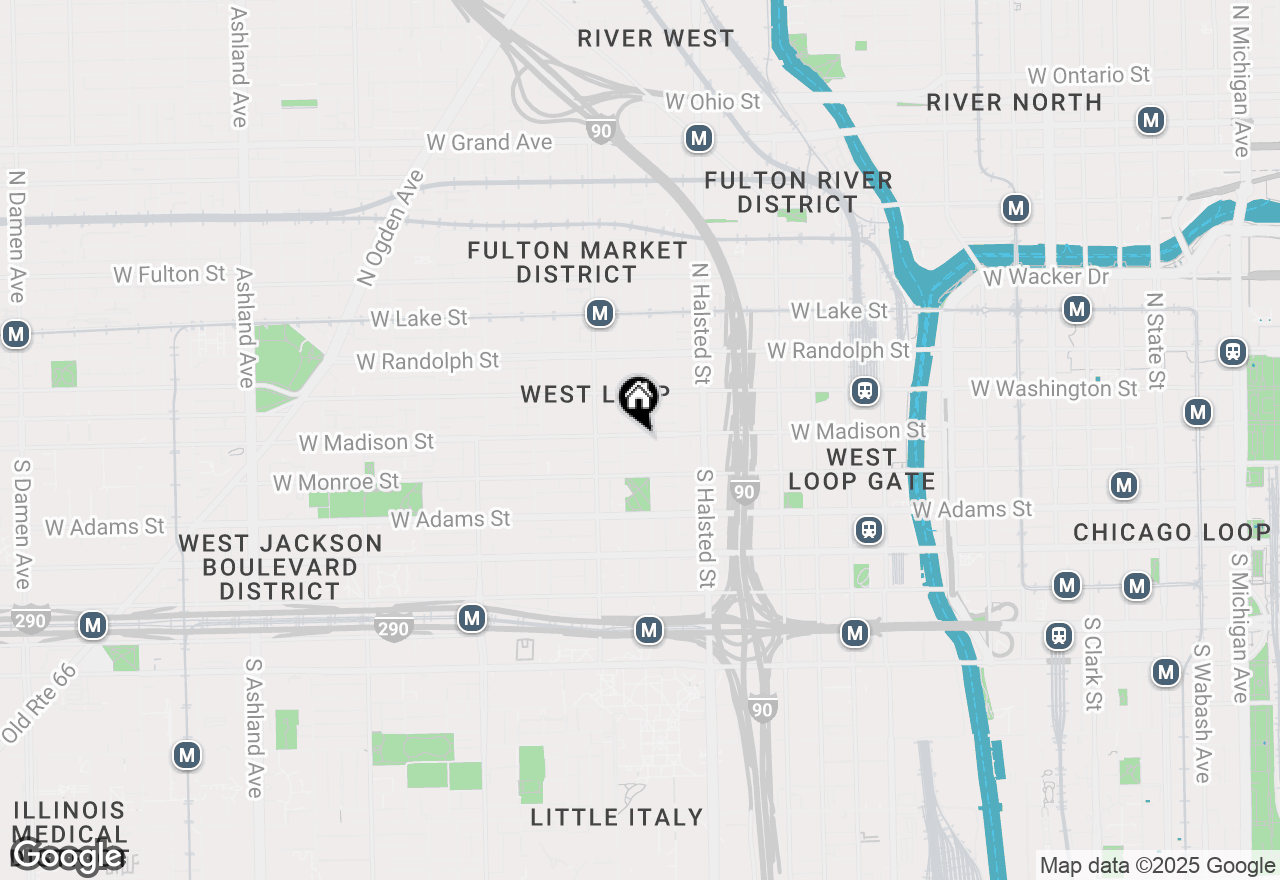 Map of 901 W Madison Street #505, Chicago, IL 60607