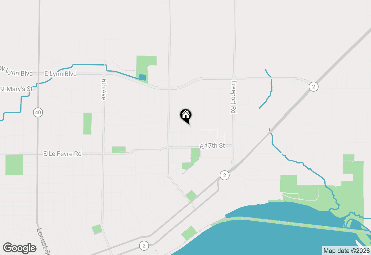 Map of 1825 18th Avenue, Sterling, IL 61081