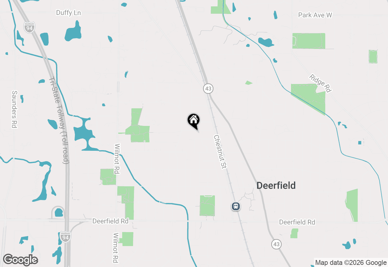 Map of 1139 Elmwood Avenue, Deerfield, IL 60015