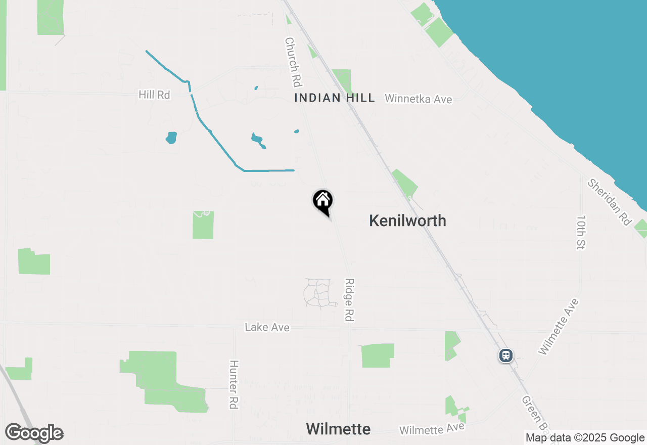 Map of 1947 Kenilworth Avenue, Wilmette, IL 60091
