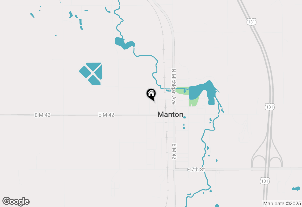 Map of 206 West Street, Manton, MI 49663