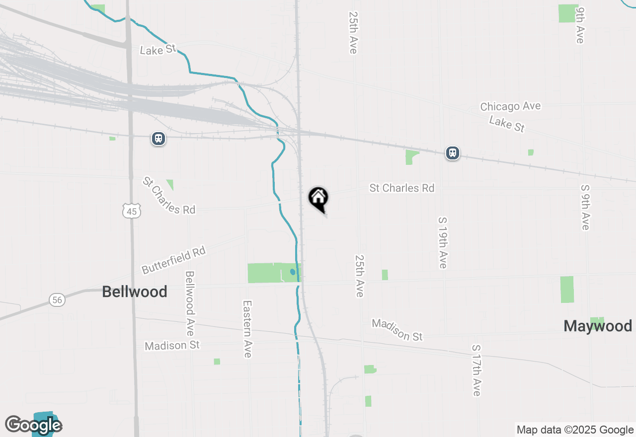 Map of 337 28th Avenue, Bellwood, IL 60104