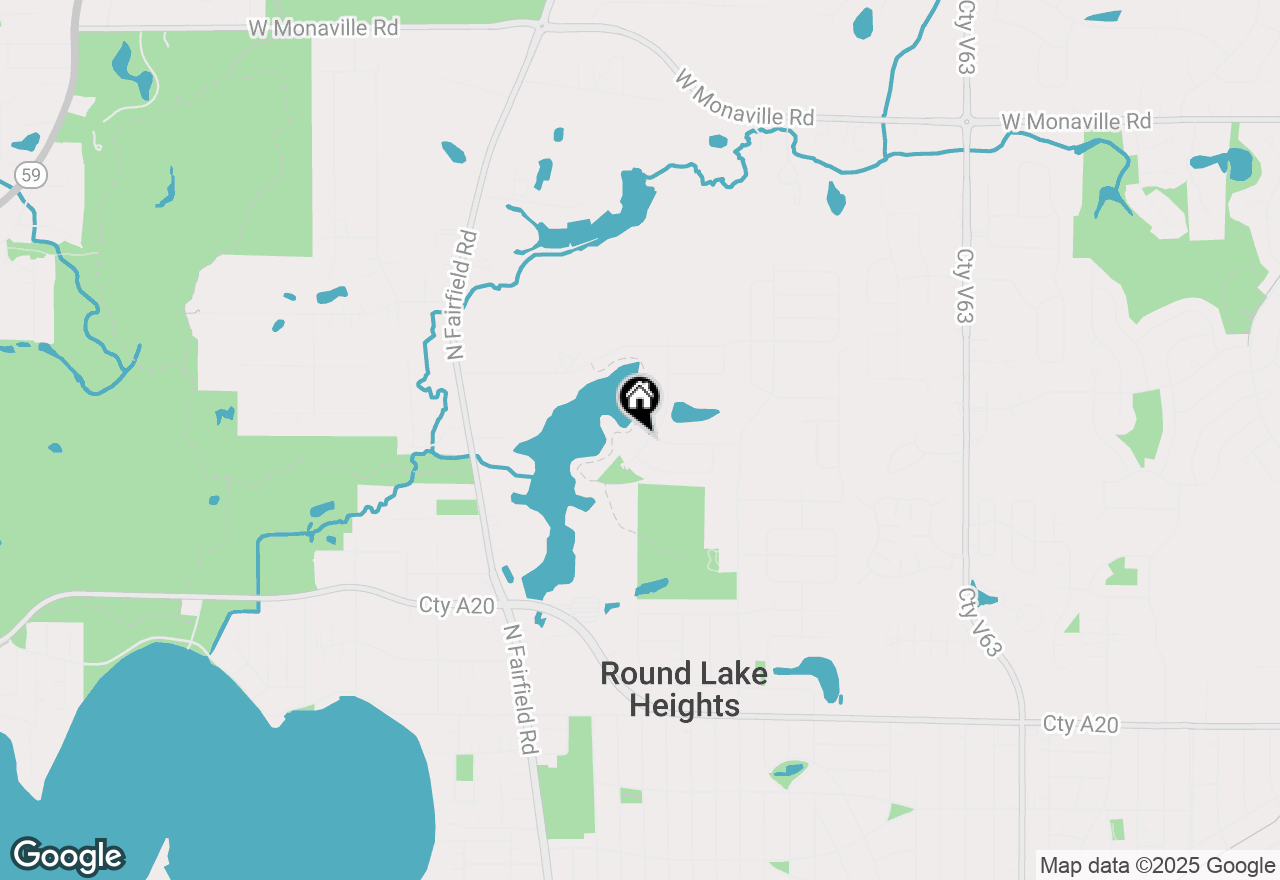 Map of 2172 Prairie Trail, Round Lake Heights, IL 60073