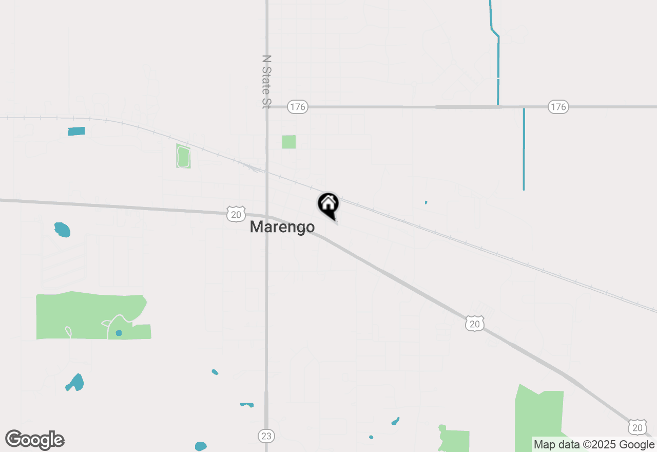 Map of 503 E Washington Street, Marengo, IL 60152