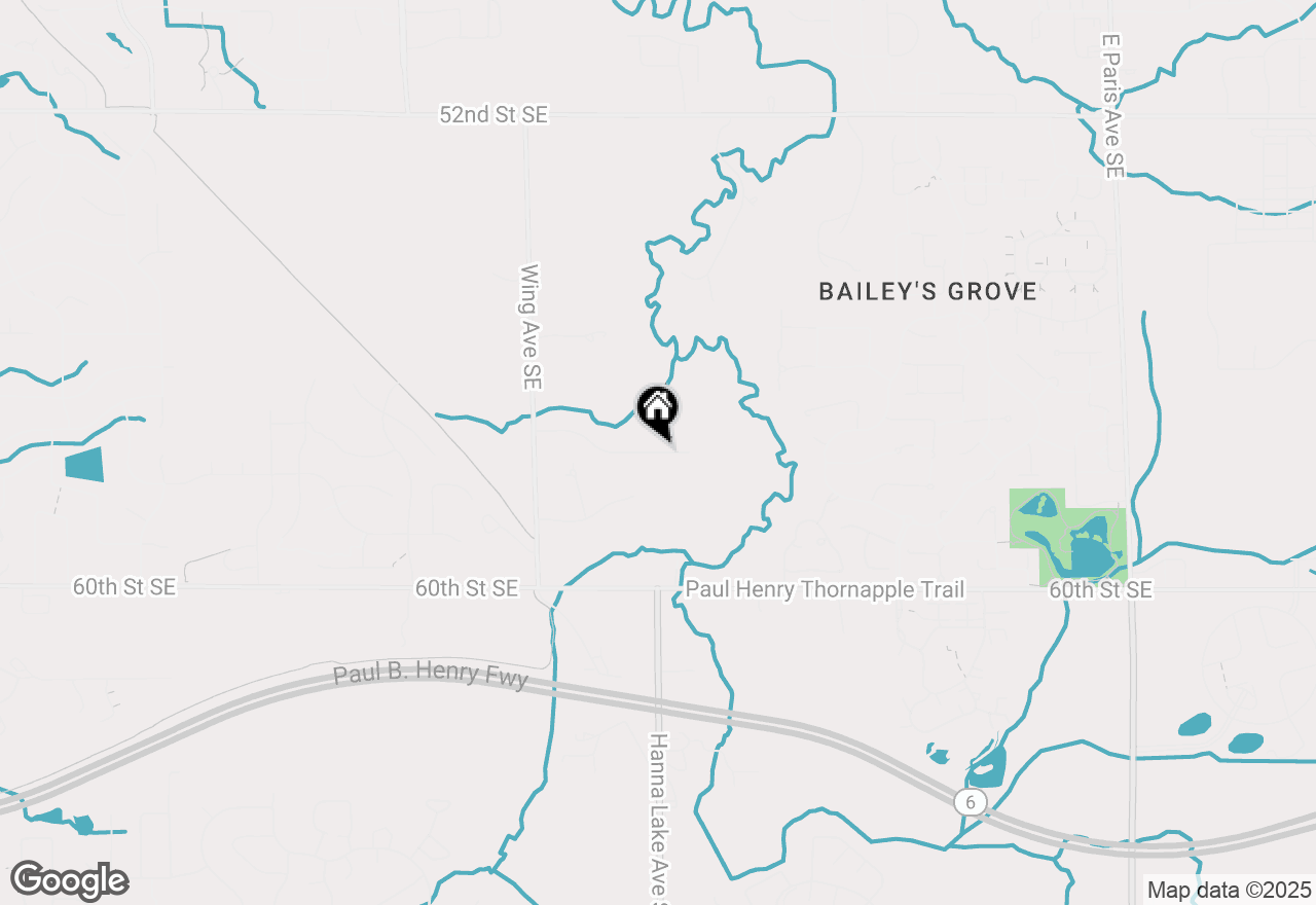 Map of 3242 Paris Park Drive Se, Kentwood, MI 49512