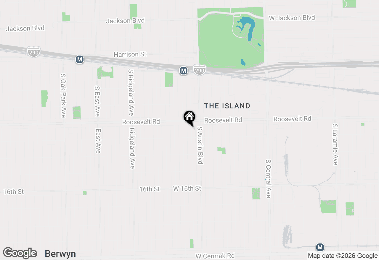 Map of 1226 S 60th Court #1, Cicero, IL 60804