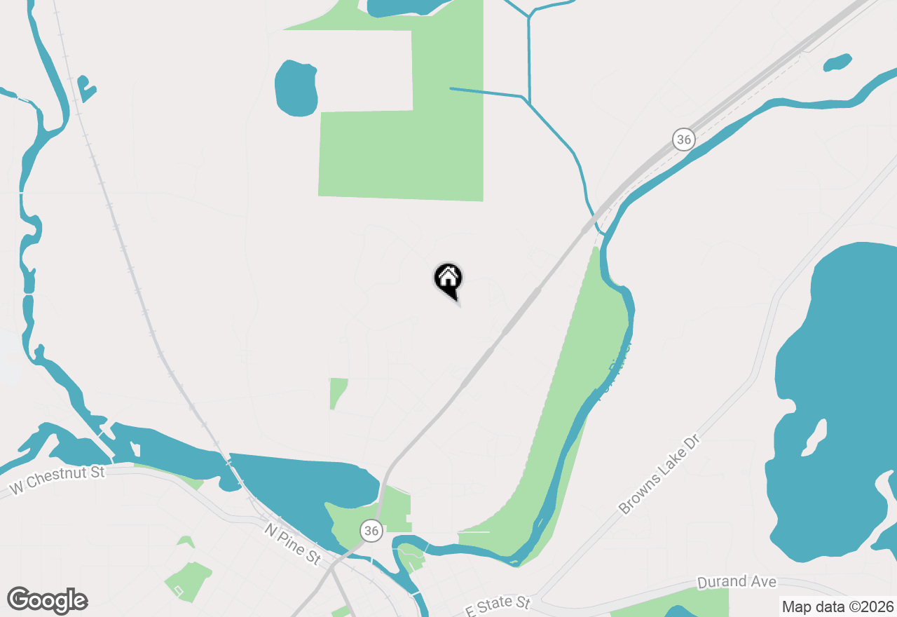 Map of 405 Falcon Ridge Dr #15, Burlington, WI 53105