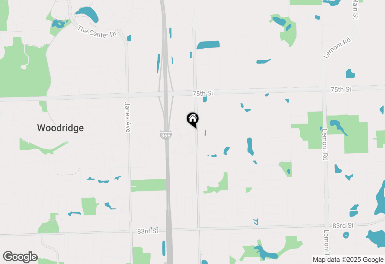 Map of 2037 Country Club Drive #14, Woodridge, IL 60517