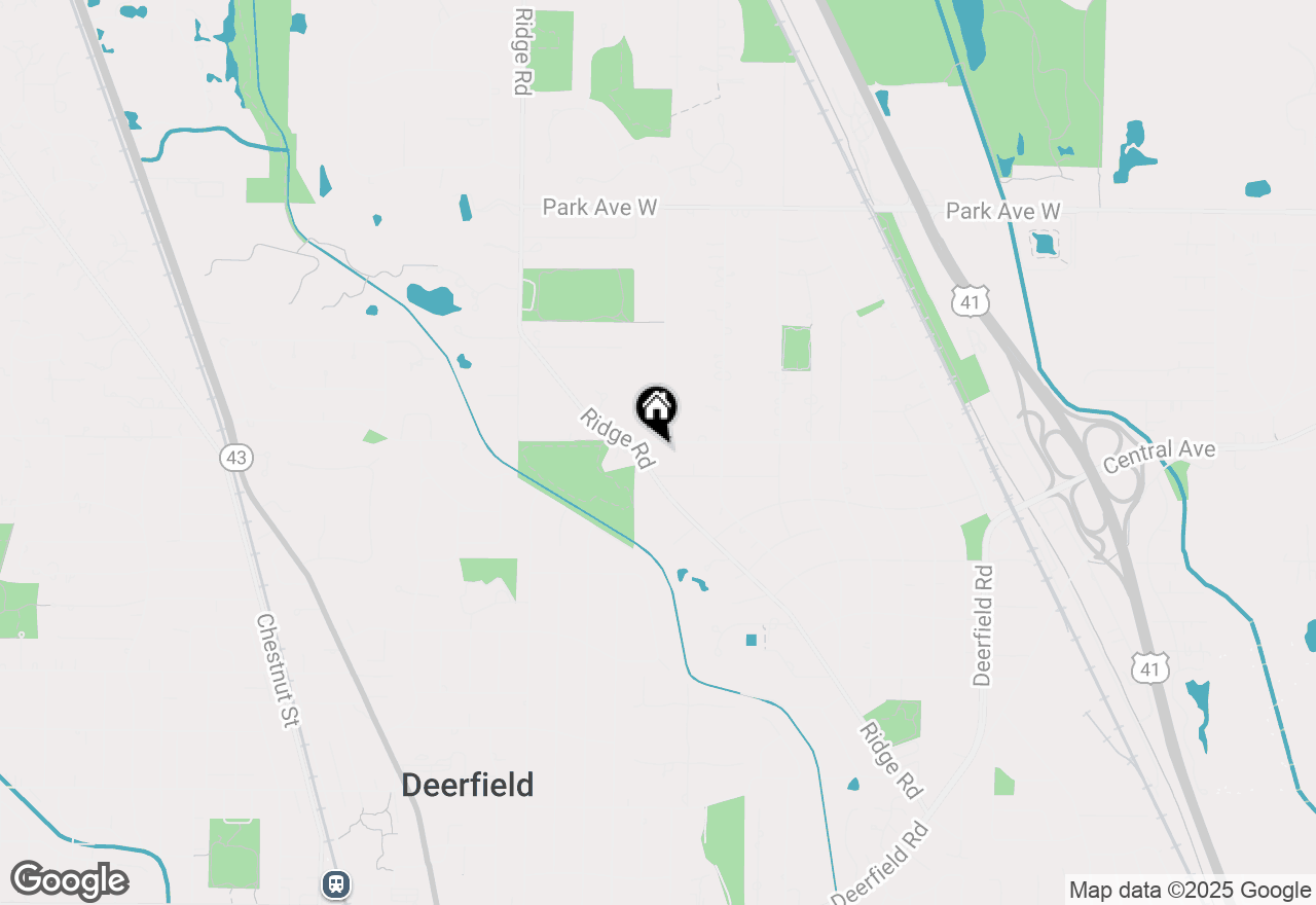 Map of 1990 Berkeley Road, Highland Park, IL 60035