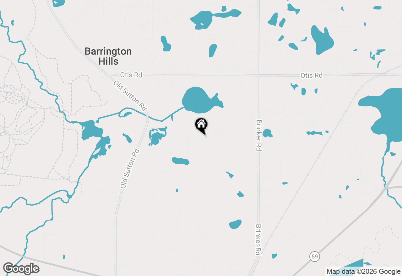 Map of 3 Goose Lake Drive, Barrington Hills, IL 60010