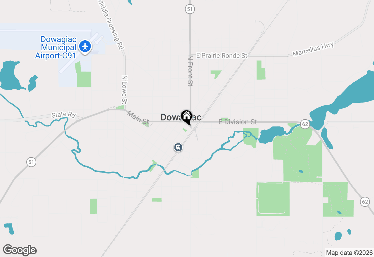 Map of 105 Beeson Street #C, Dowagiac, MI 49047