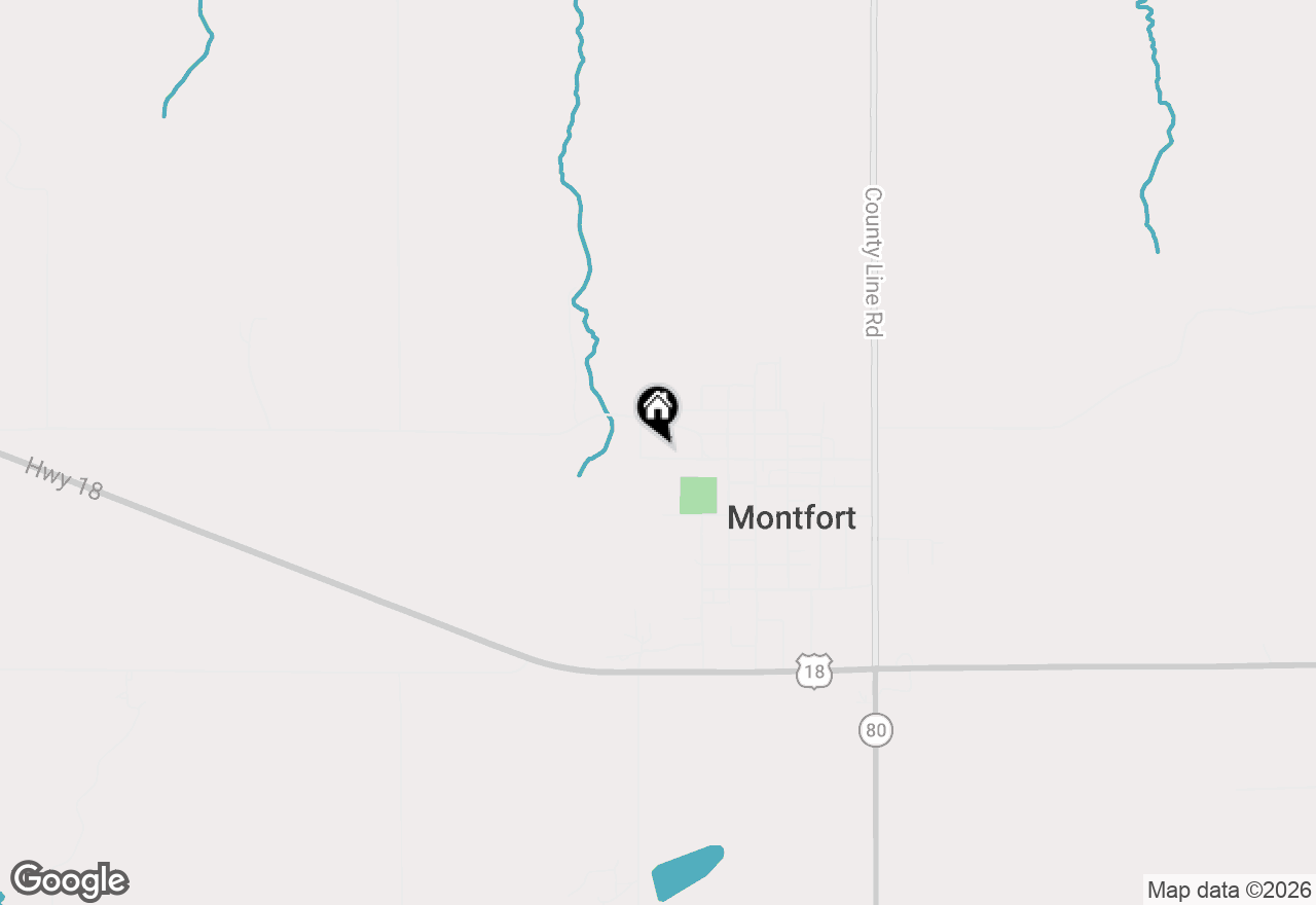 Map of 306 W Main Street, Montfort, WI 53569