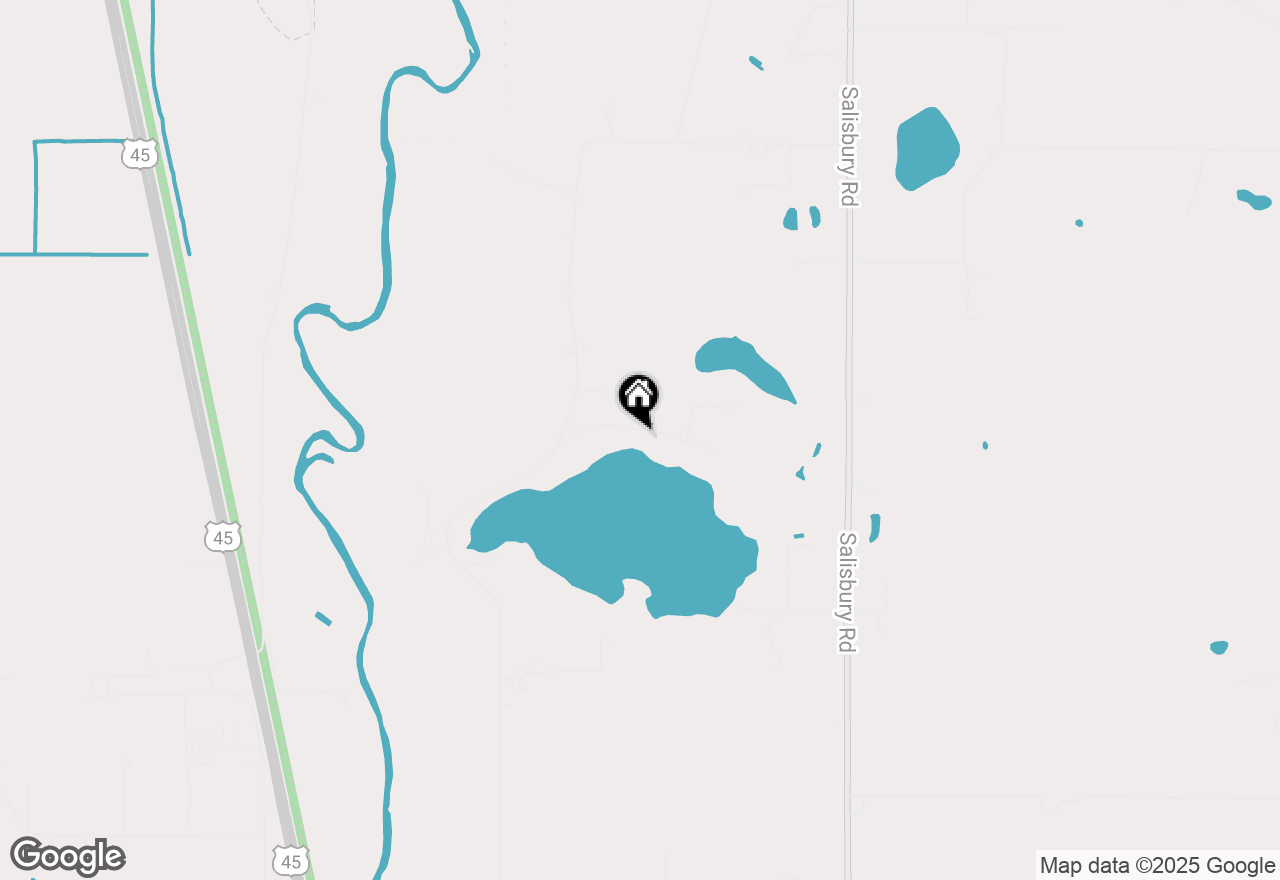 Map of 3045 Smith Lake Rd, West Bend, WI 53090