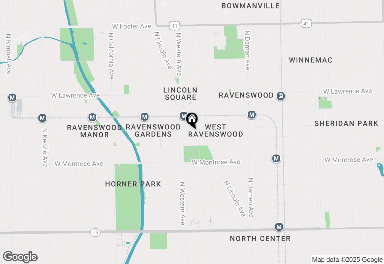 Map of 4549 N Claremont Avenue, Chicago, IL 60625