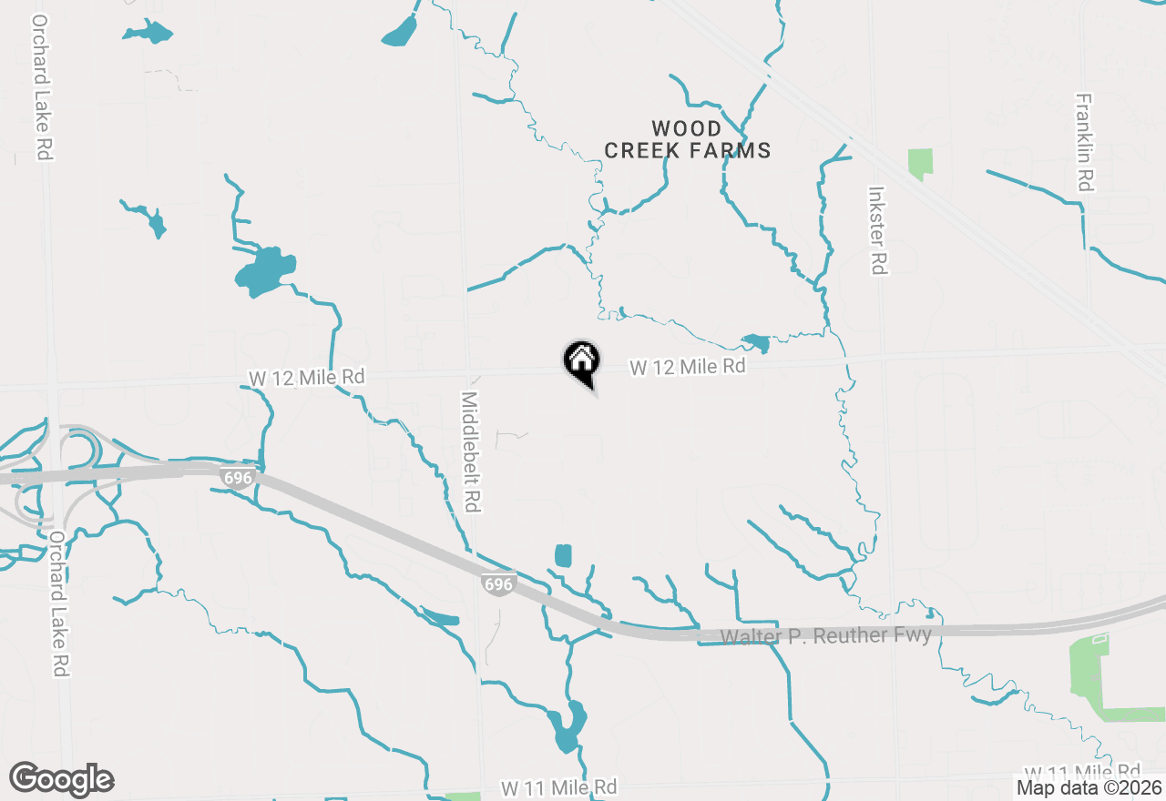 Map of 29217 Autumn Ridge, Farmington Hills, MI 48334