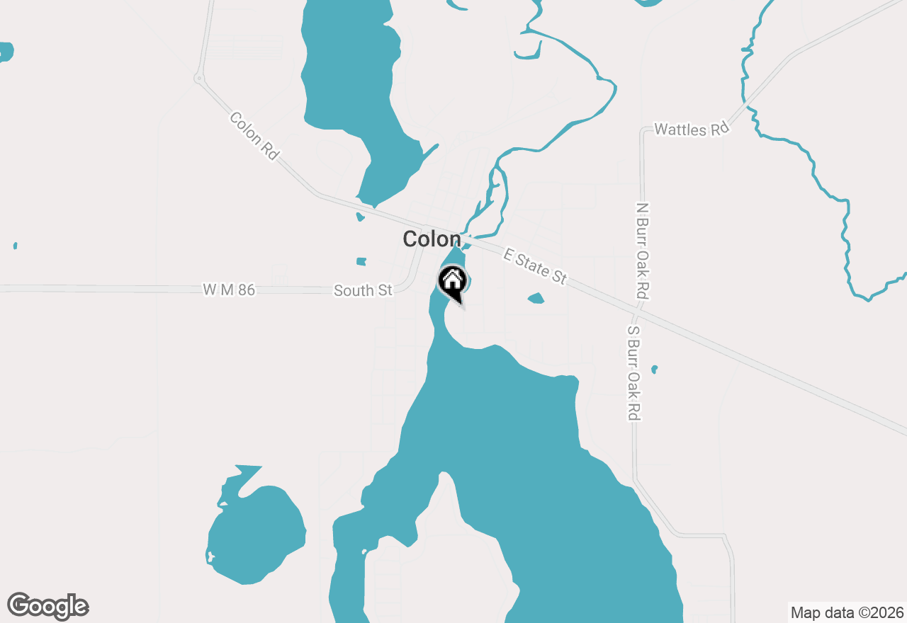 Map of 241 John Street, Colon, MI 49040