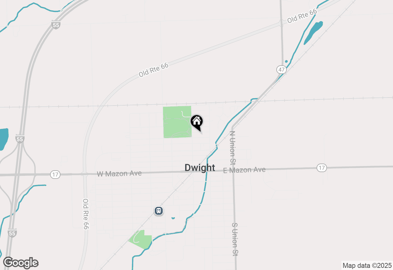 Map of 204 E North Street, Dwight, IL 60420