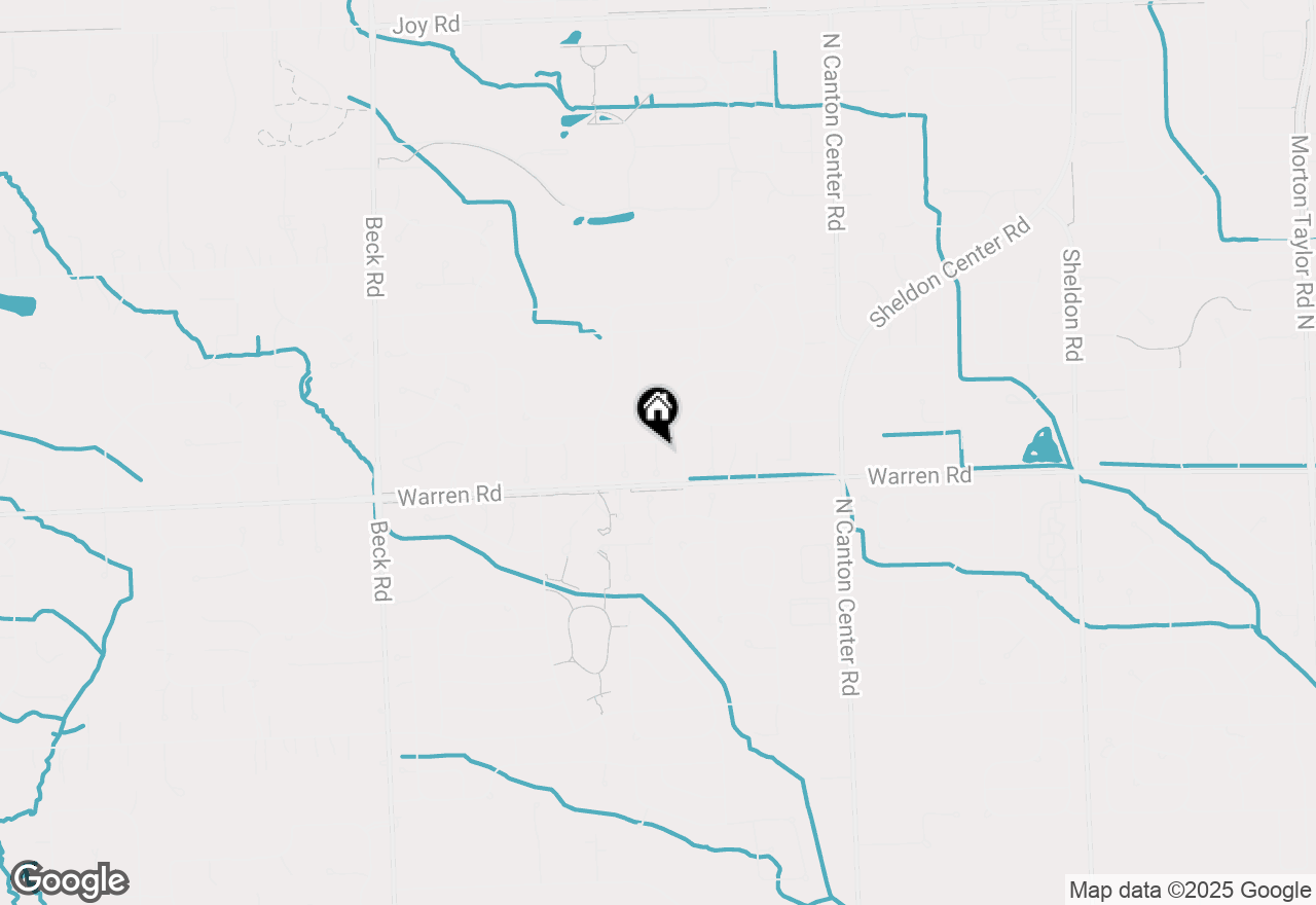 Map of 7477 Hardwood Circle, Canton, MI 48187