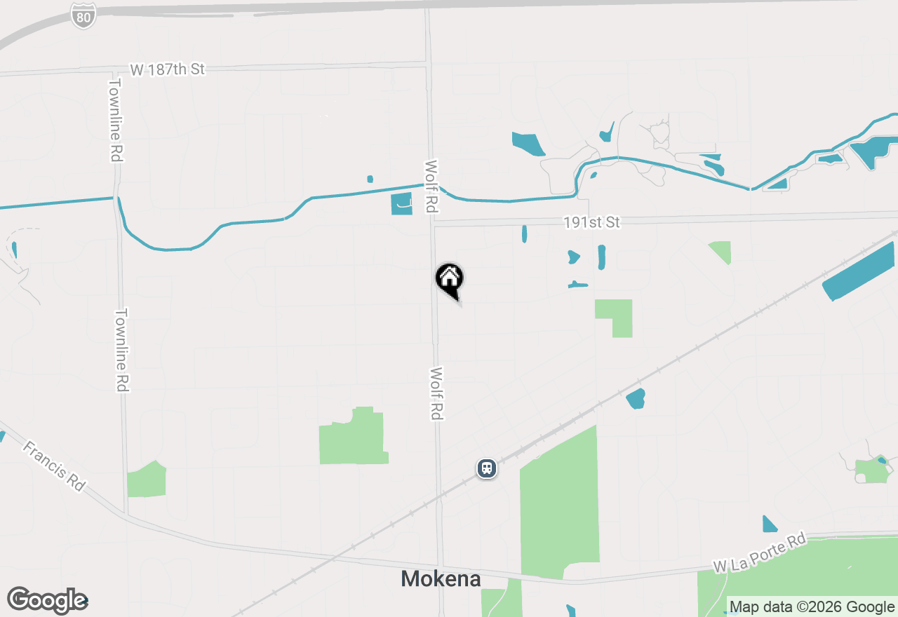Map of 11133 Revere Road, Mokena, IL 60448
