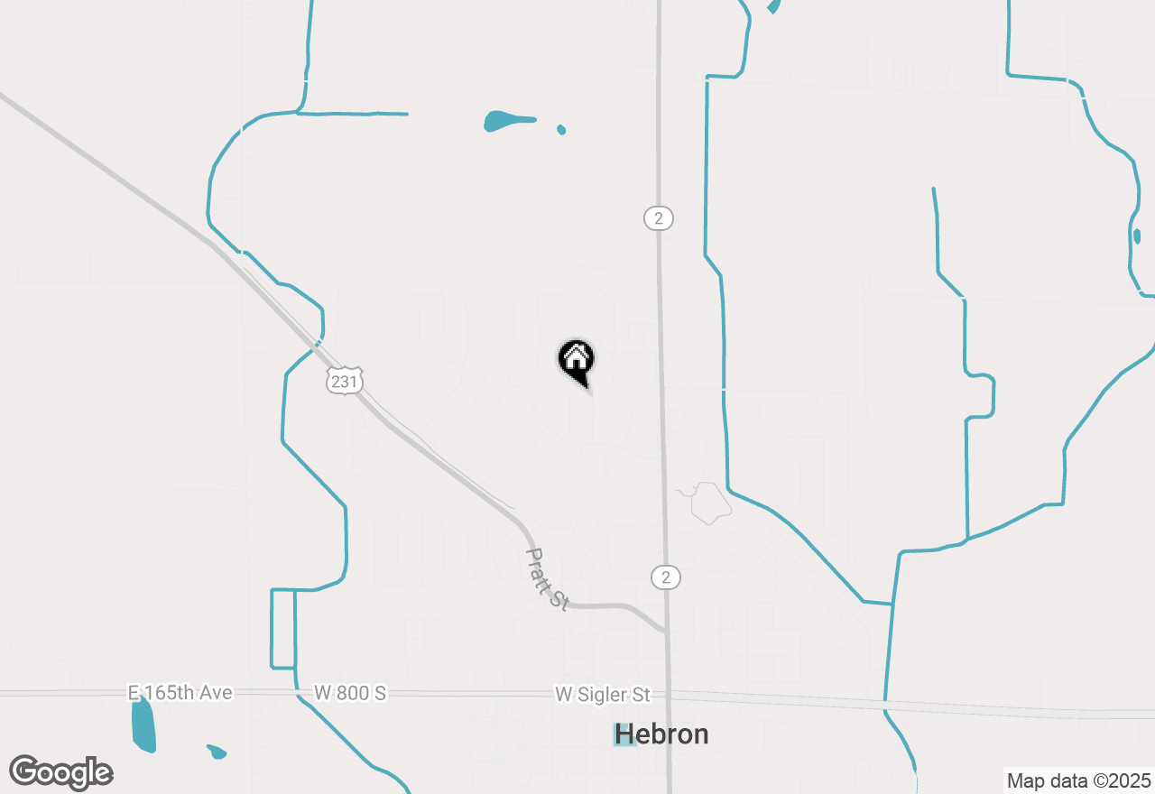 Map of 77 Maple Court, Hebron, IN 46341