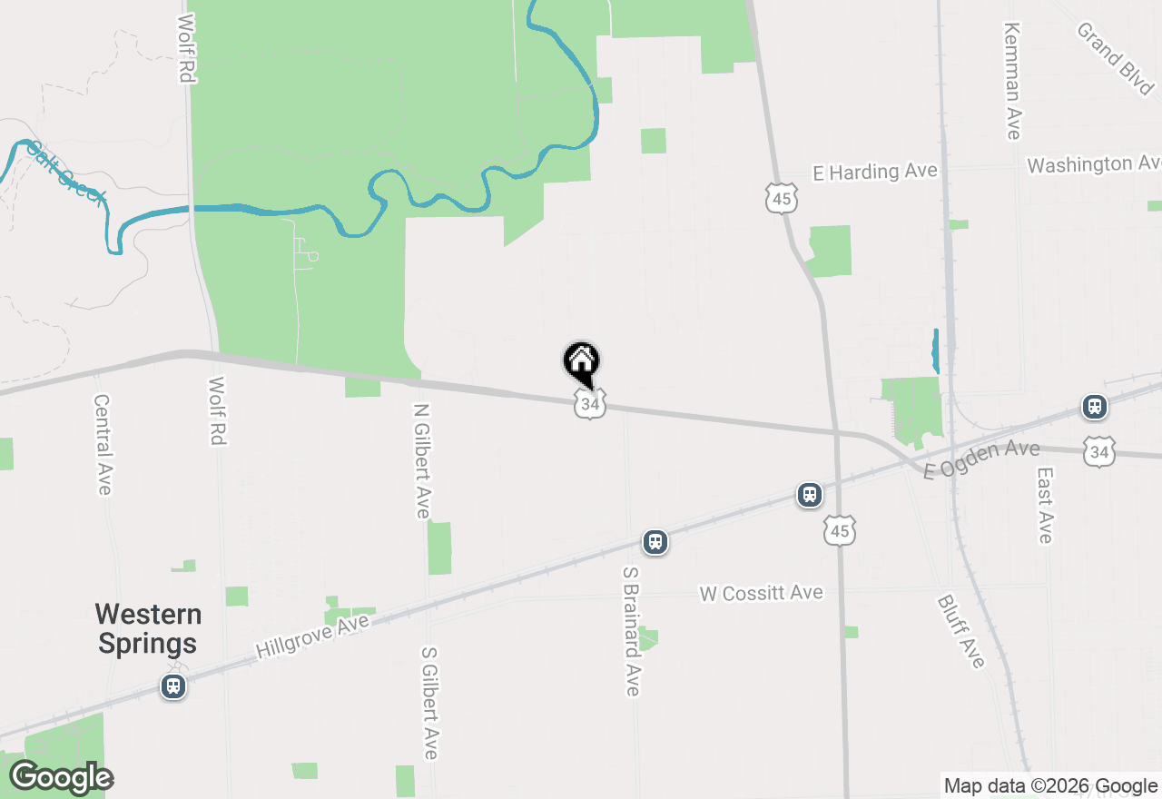 Map of 201 Dover Avenue, La Grange, IL 60525