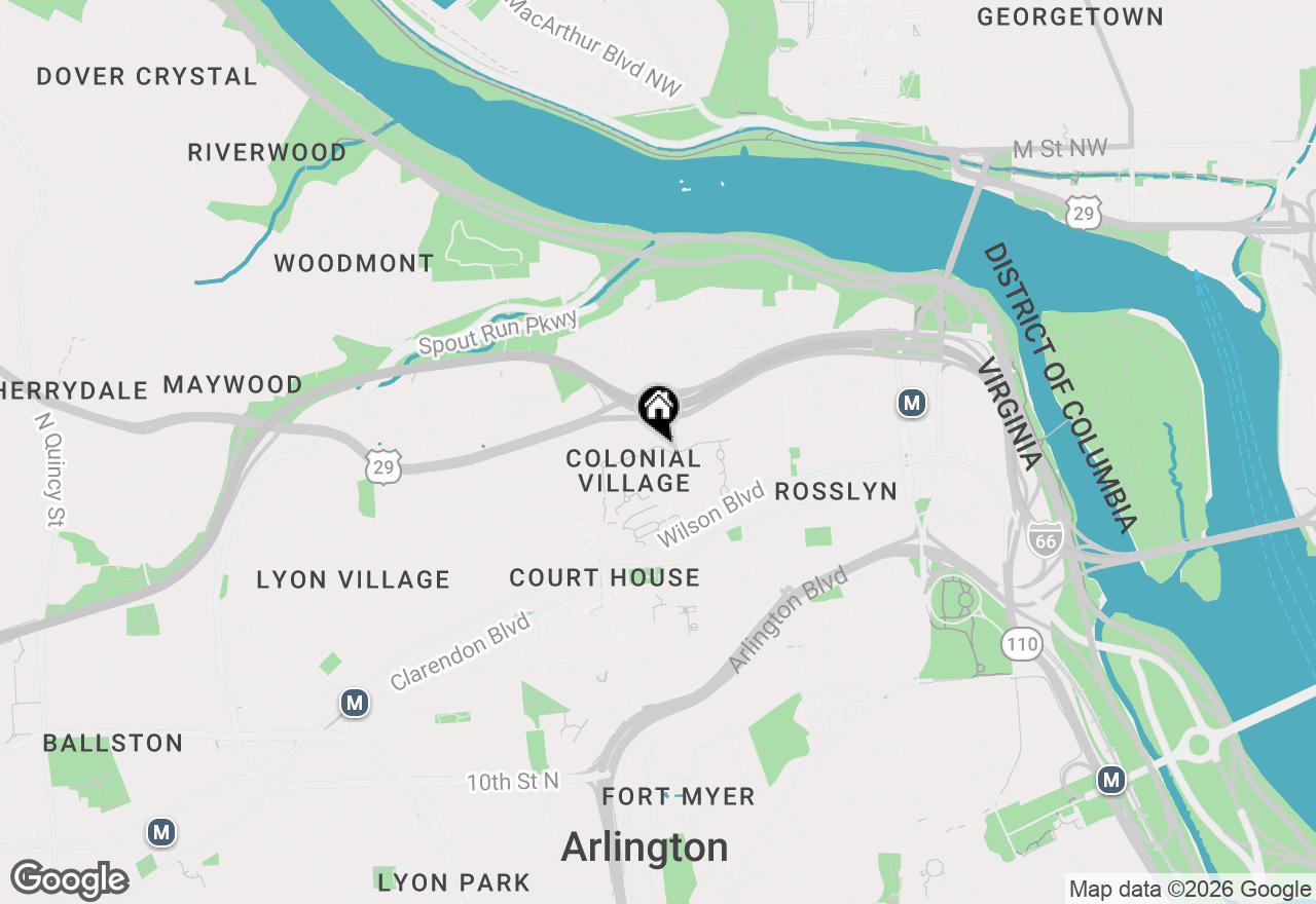 Map of 1805 Key Boulevard N #511, Arlington, VA 22201