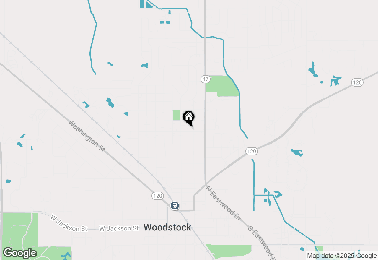 Map of 113 E Donovan Avenue, Woodstock, IL 60098