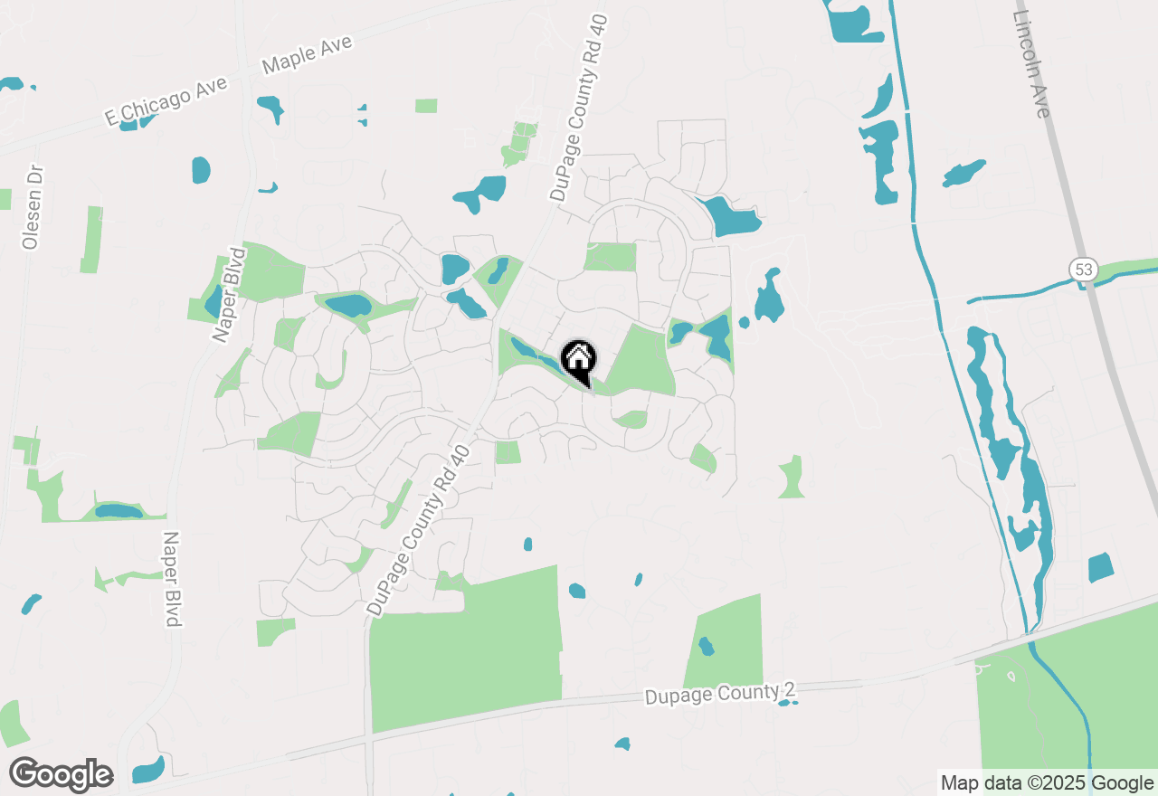 Map of 2182 Carriage Hill Road, Lisle, IL 60532