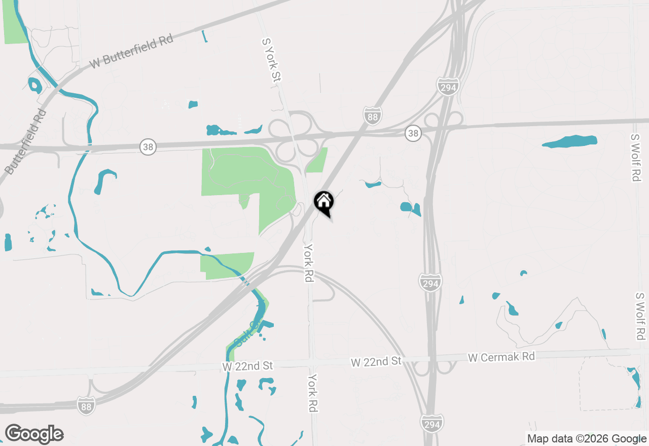 Map of 6 Meadowood Drive, Oak Brook, IL 60523