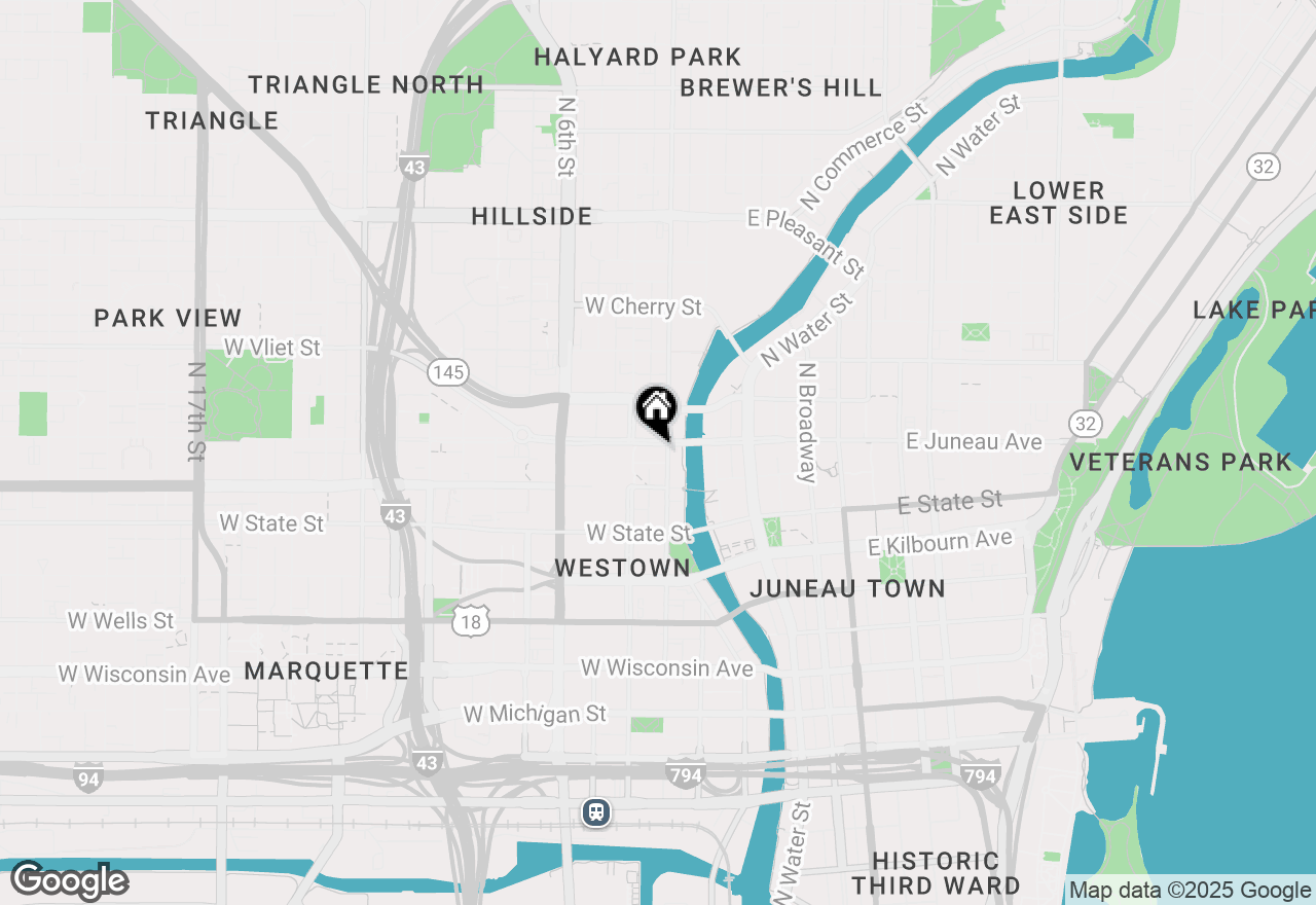 Map of 1141 N Martin L King Jr Dr #2901, Milwaukee, WI 53203