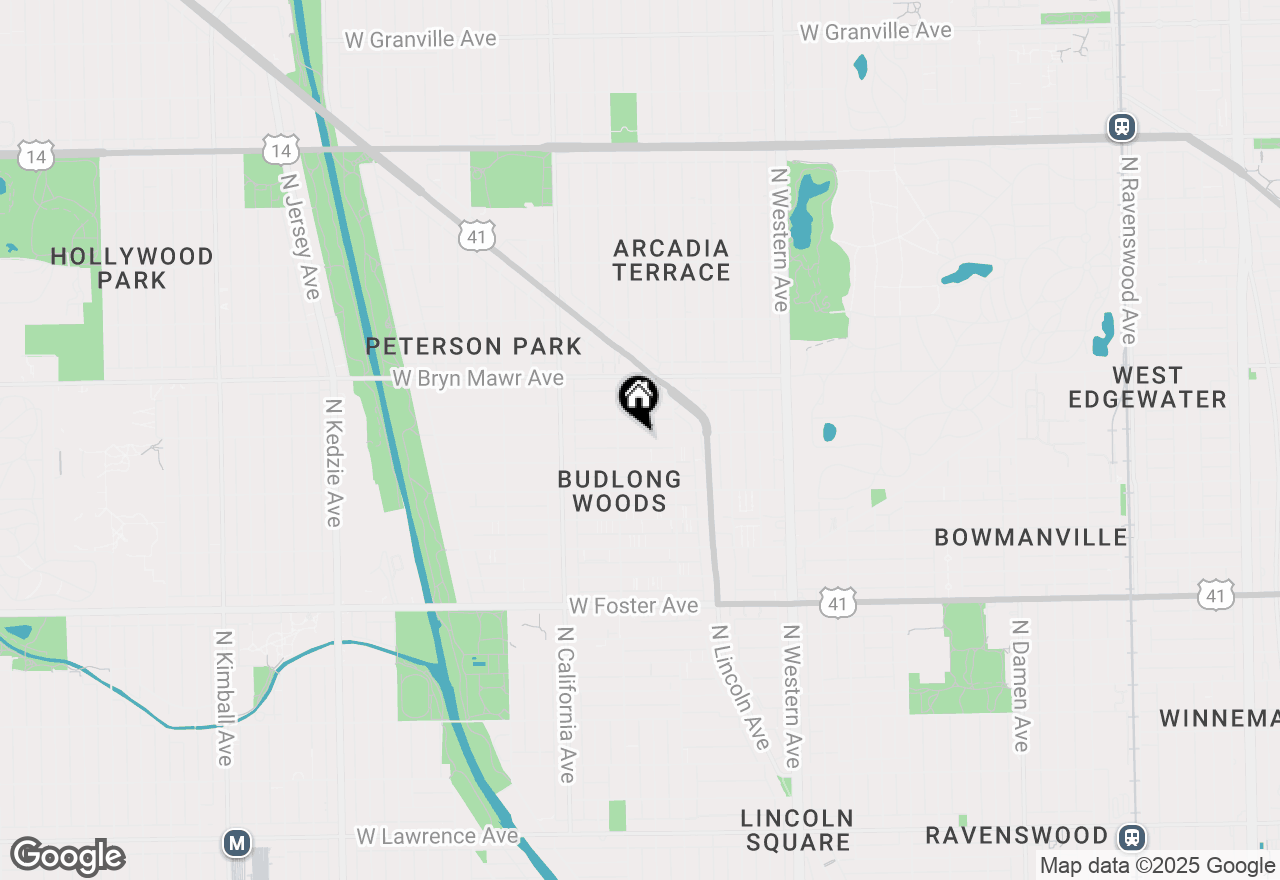 Map of 2637 W Catalpa Avenue, Chicago, IL 60625