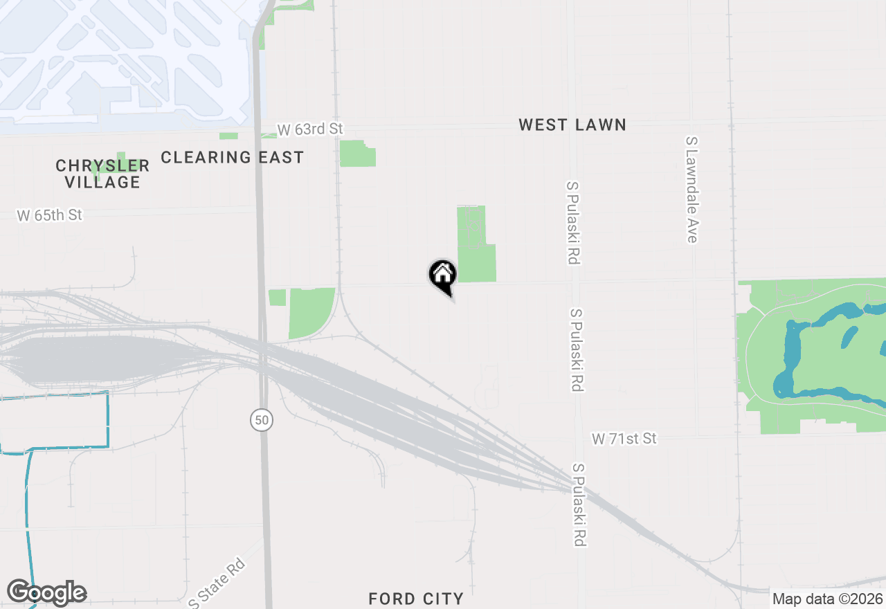 Map of 6731 S Kolin Avenue, Chicago, IL 60629