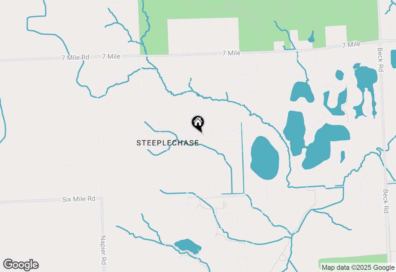 Map of 50262 Teton Ridge Drive, Northville, MI 48168