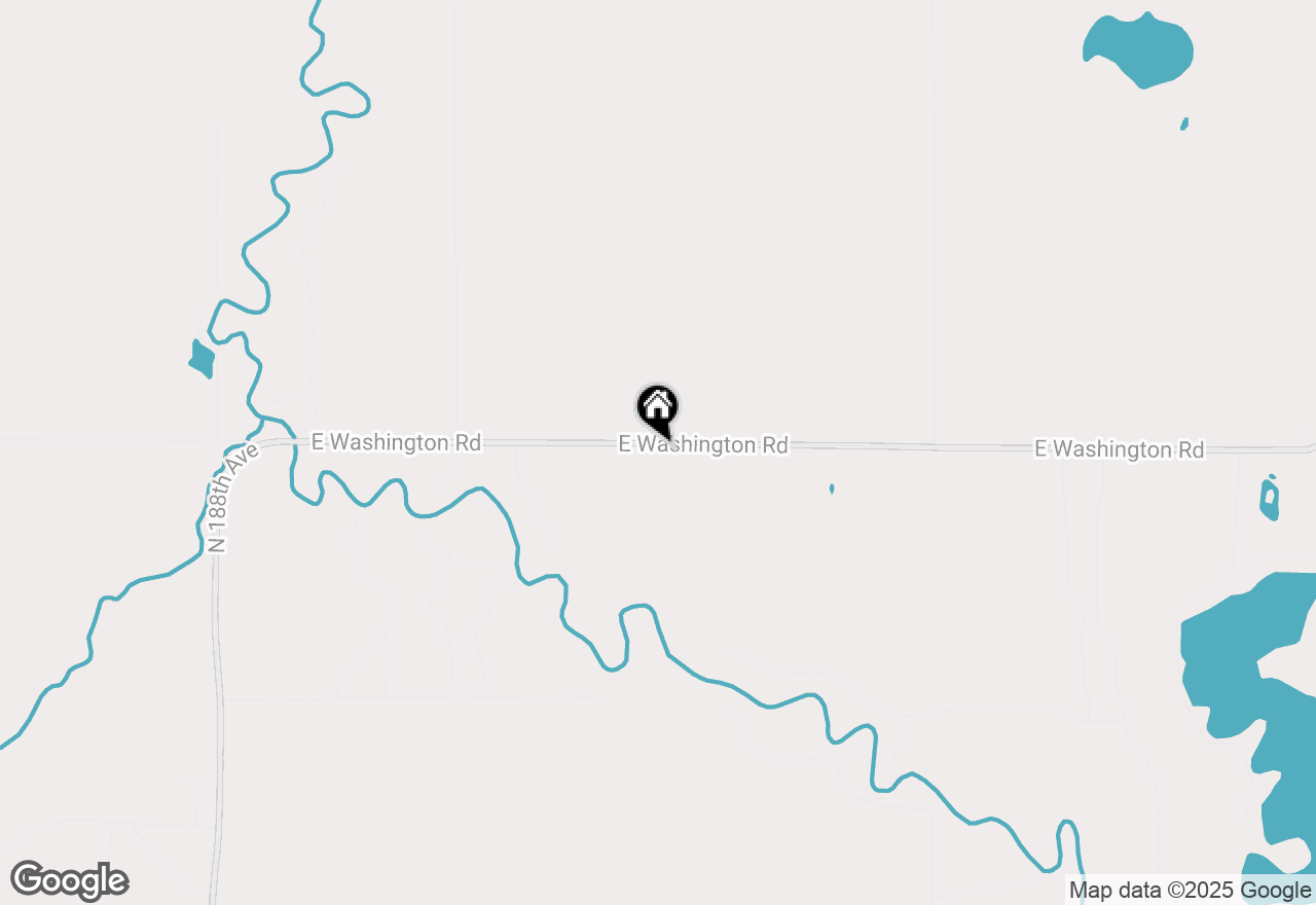 Map of 8347 E Washington Road, Branch, MI 49402