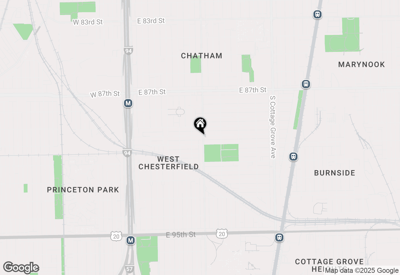 Map of 371 E 89th Place, Chicago, IL 60619