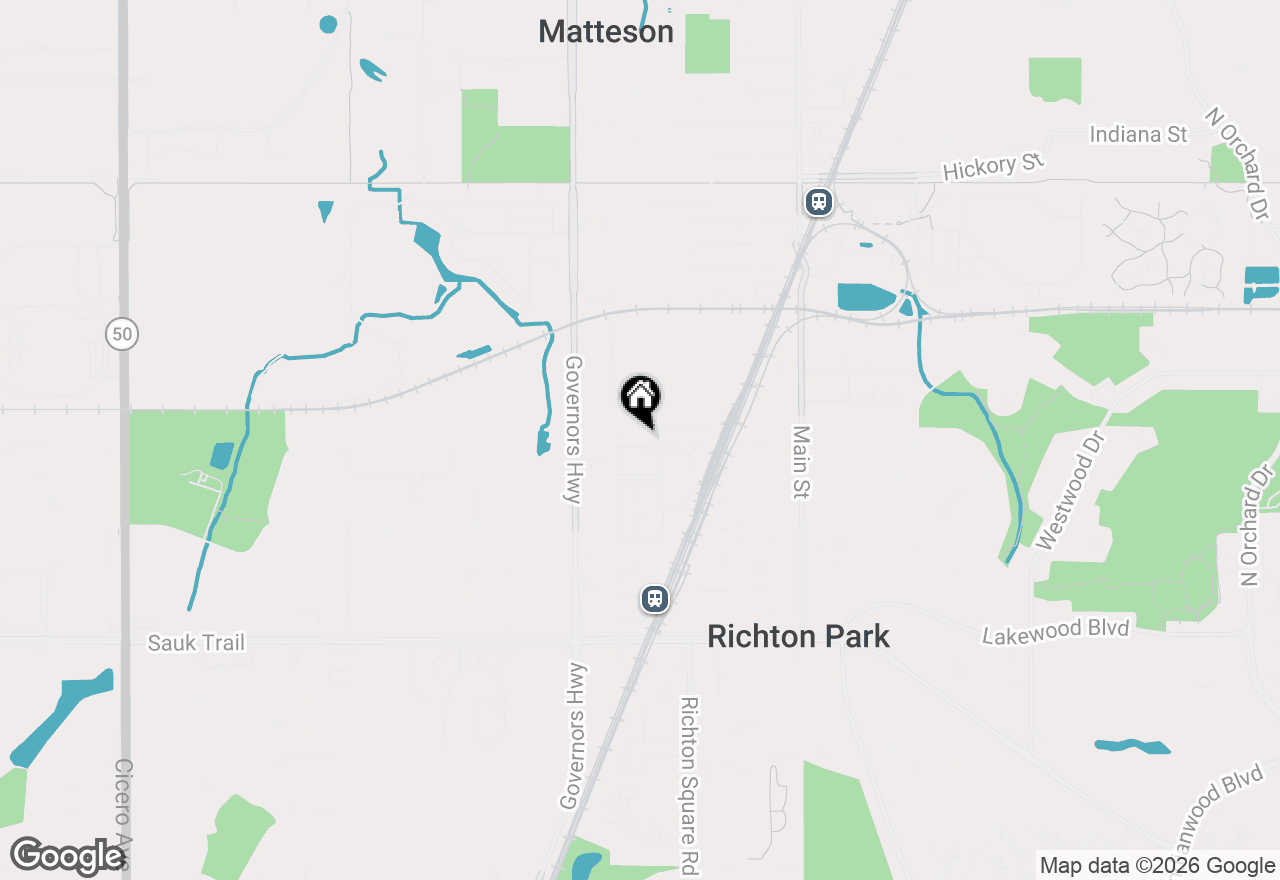 Map of 1113 Euclid Lane #1113, Richton Park, IL 60471