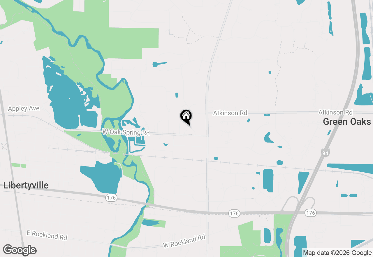 Map of 15160 W Oak Spring Road, Libertyville, IL 60048