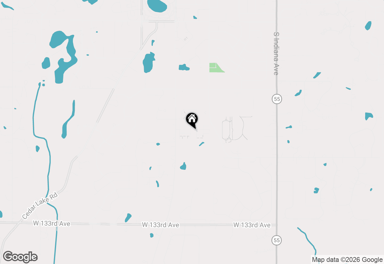 Map of 12753 Ellsworth Street, Crown Point, IN 46307