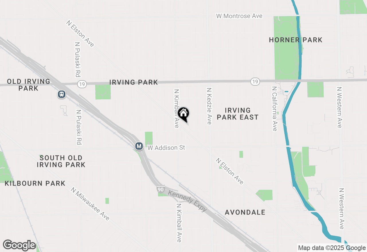 Map of 3709 N Elston Avenue #2, Chicago, IL 60618