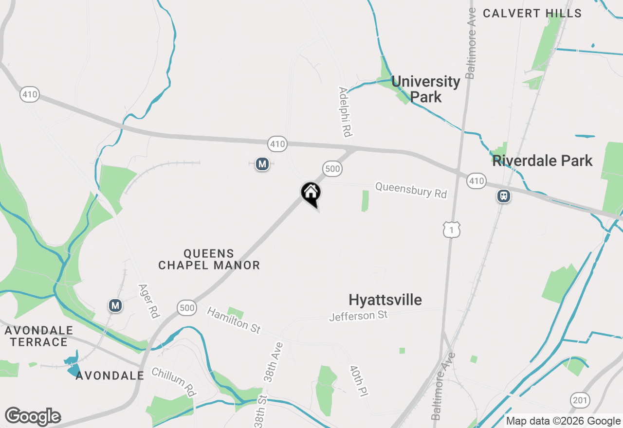 Map of 6014 39th Avenue, Hyattsville, MD 20782