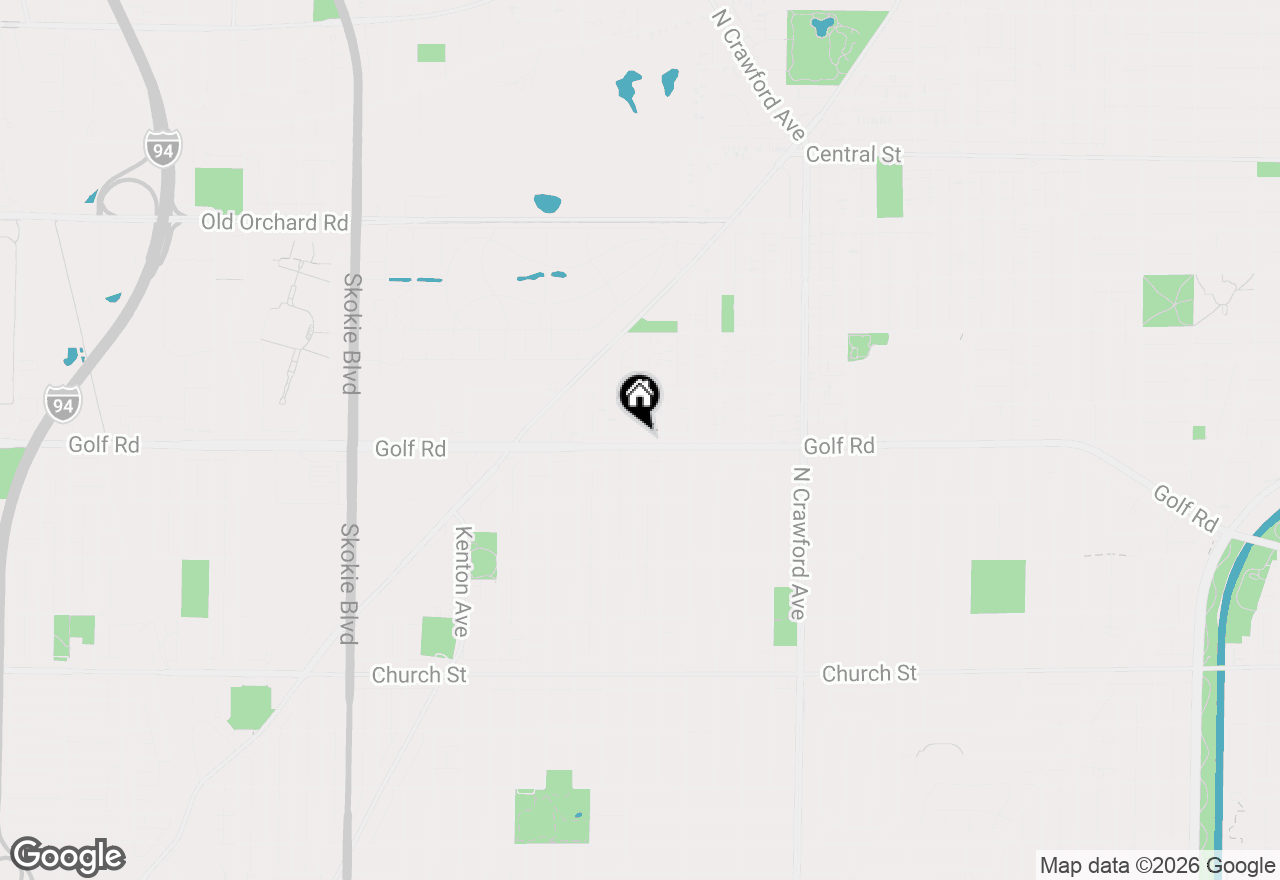 Map of 4256 Golf Road, Skokie, IL 60076